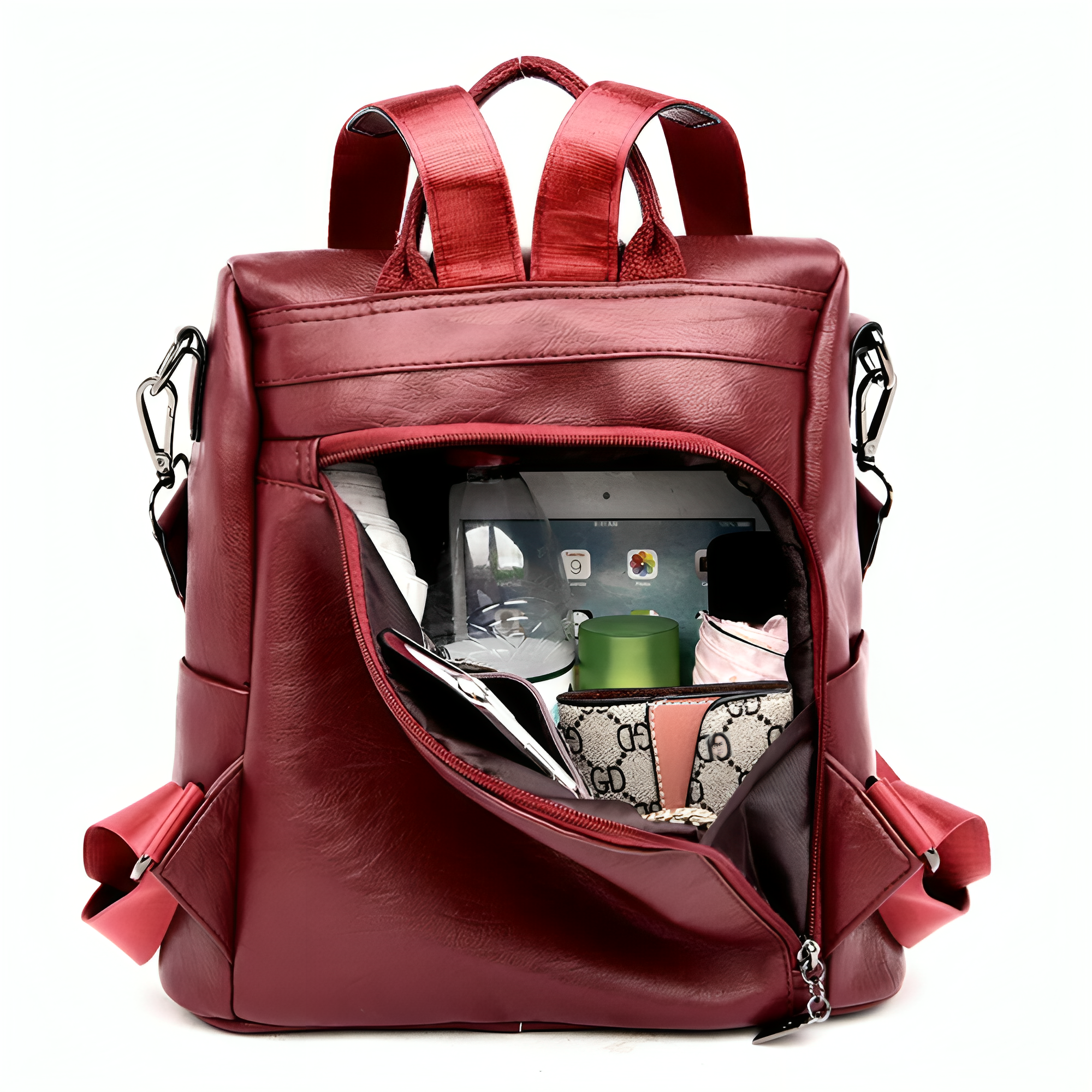 Women's Anti-Theft Leather Backpack