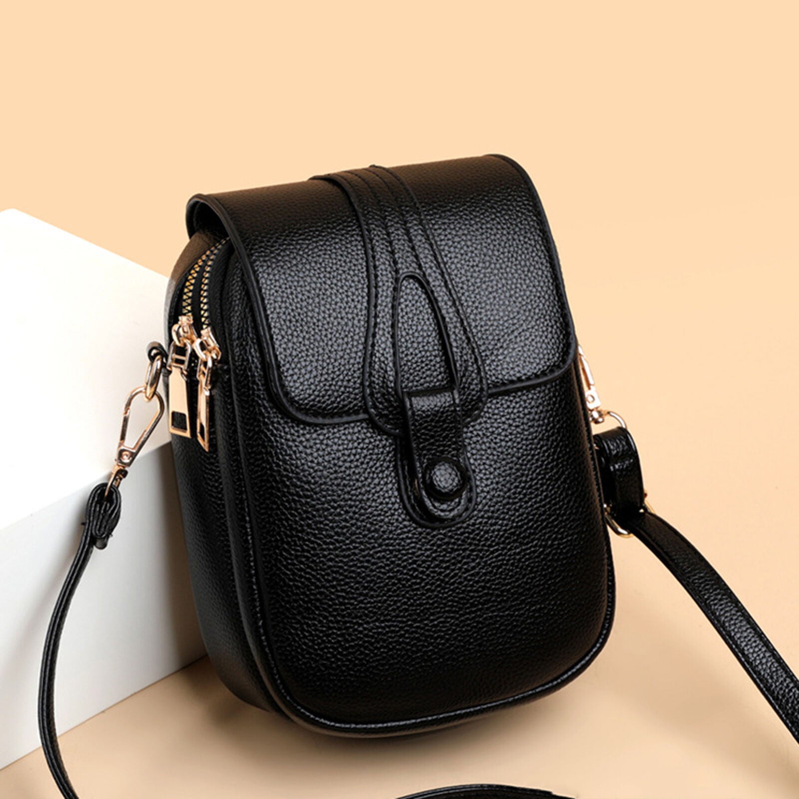 Women's Small Anti-Theft Leather Bag