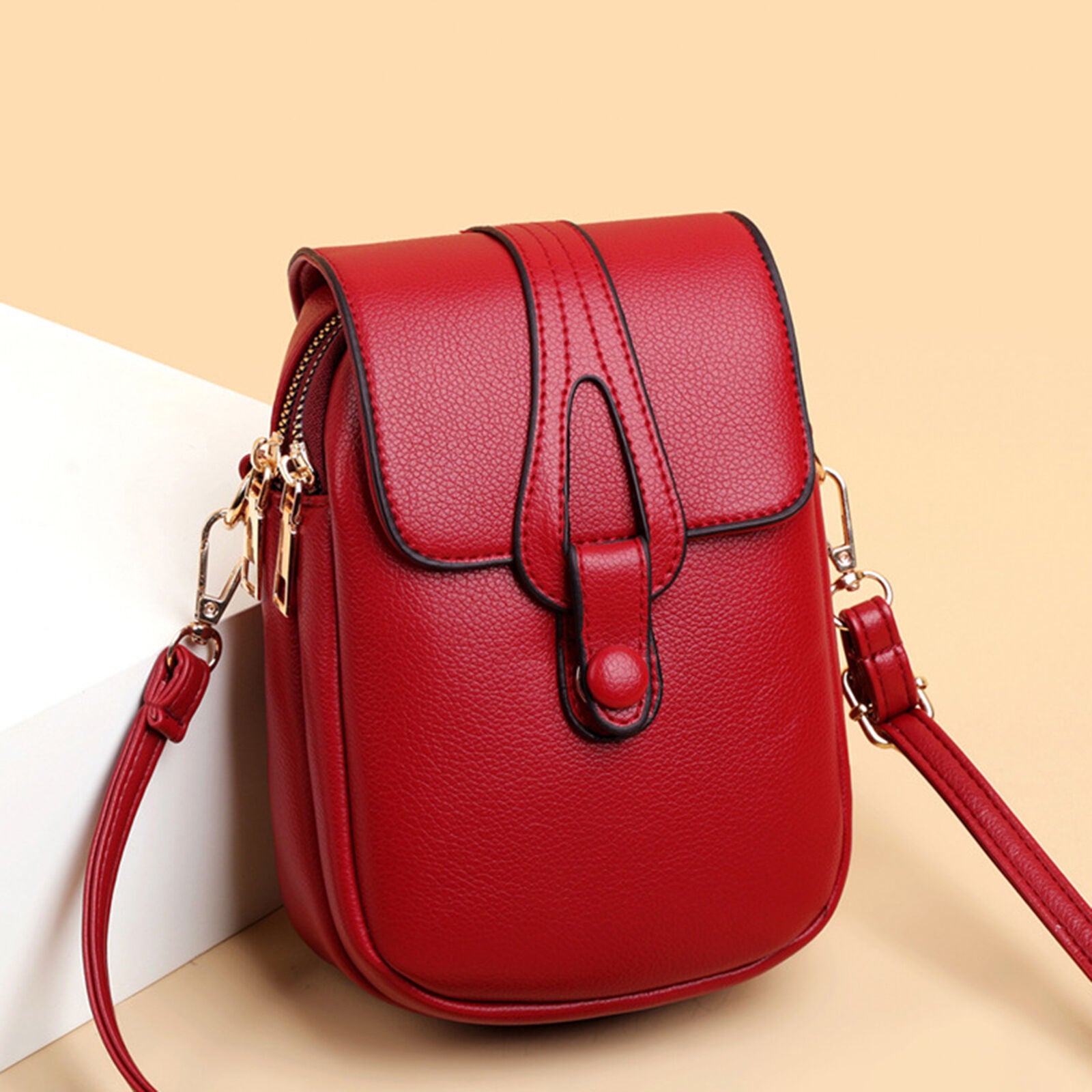 Women's Small Anti-Theft Leather Bag