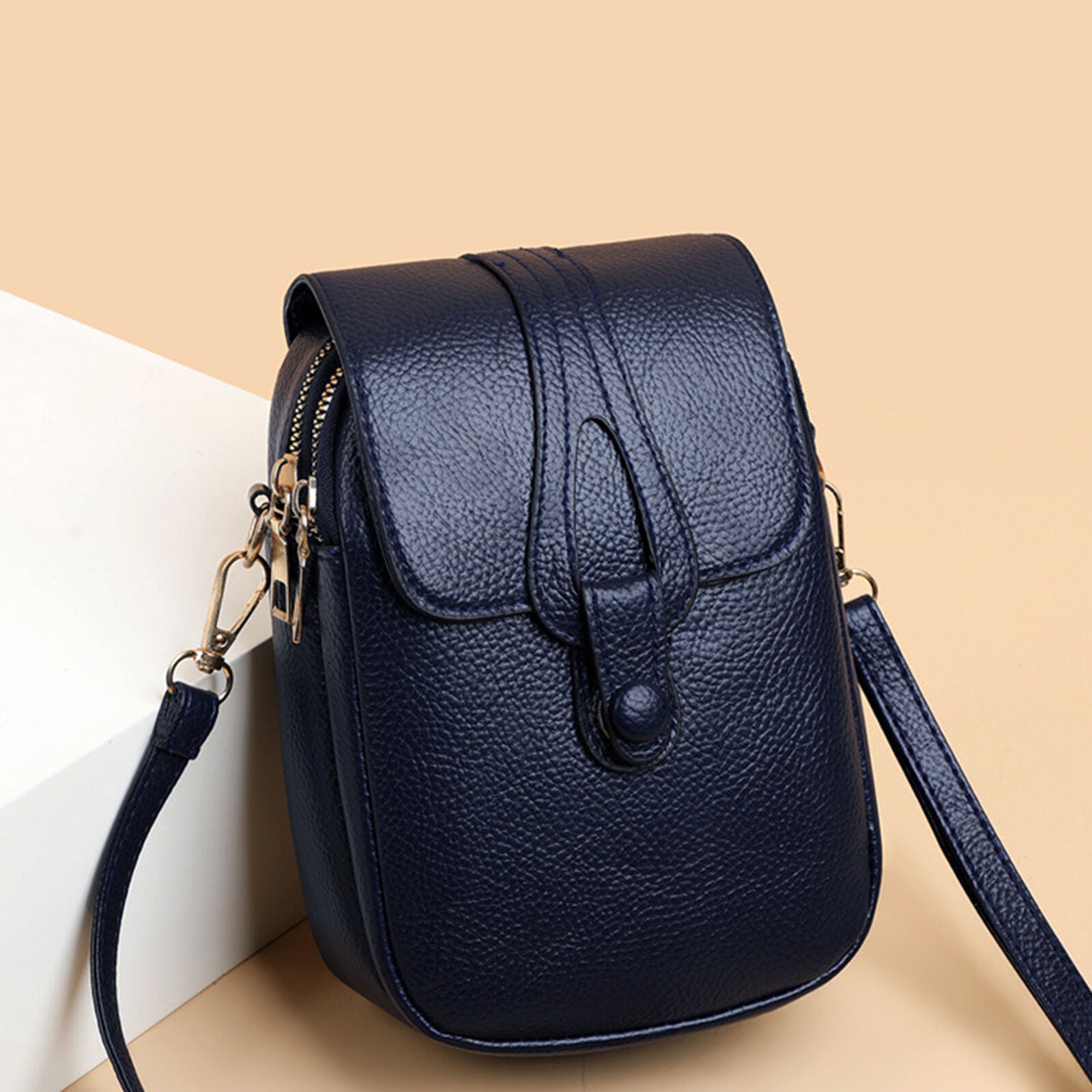 Women's Small Anti-Theft Leather Bag